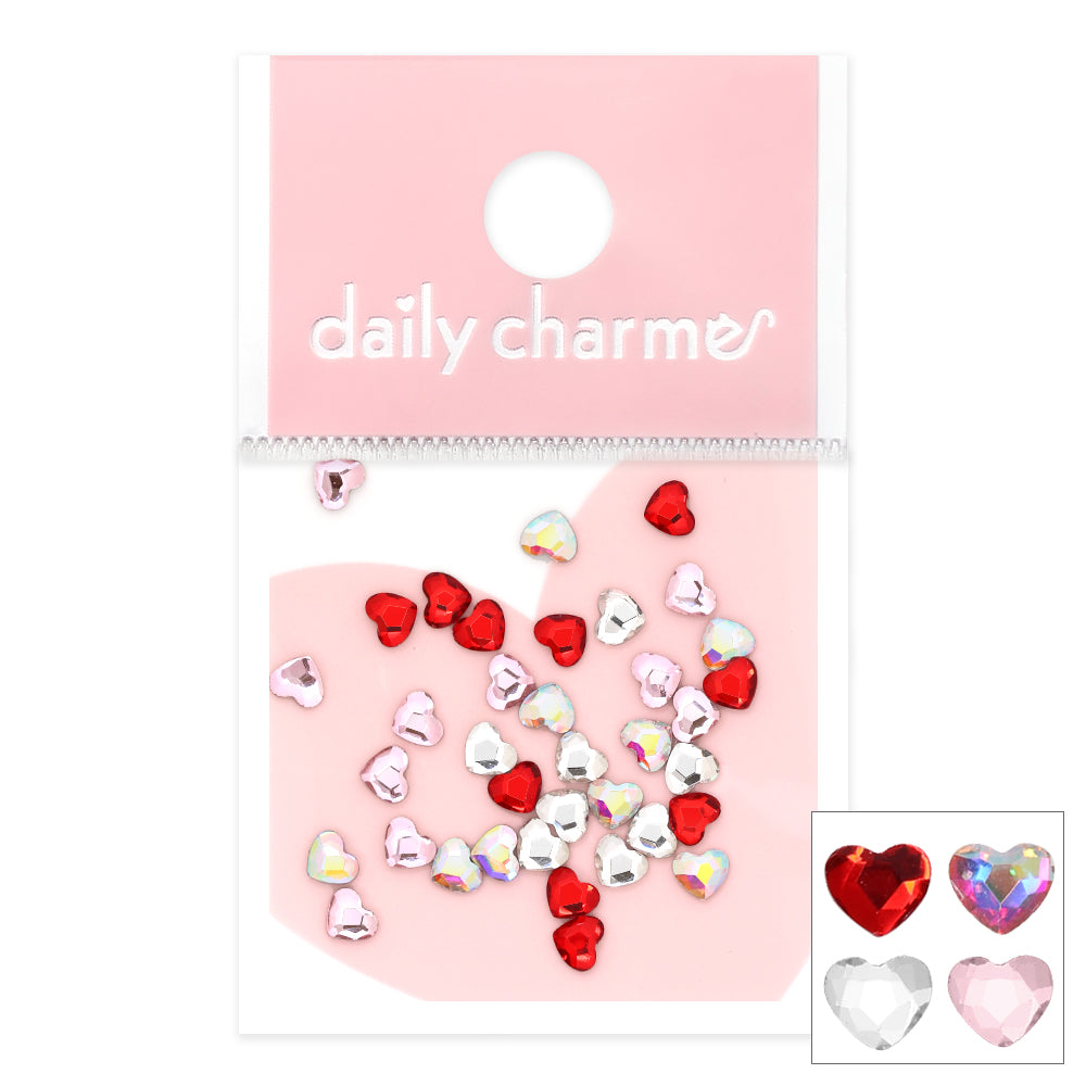  Charme Crystal Lovely Hearts Mix / 3MM 