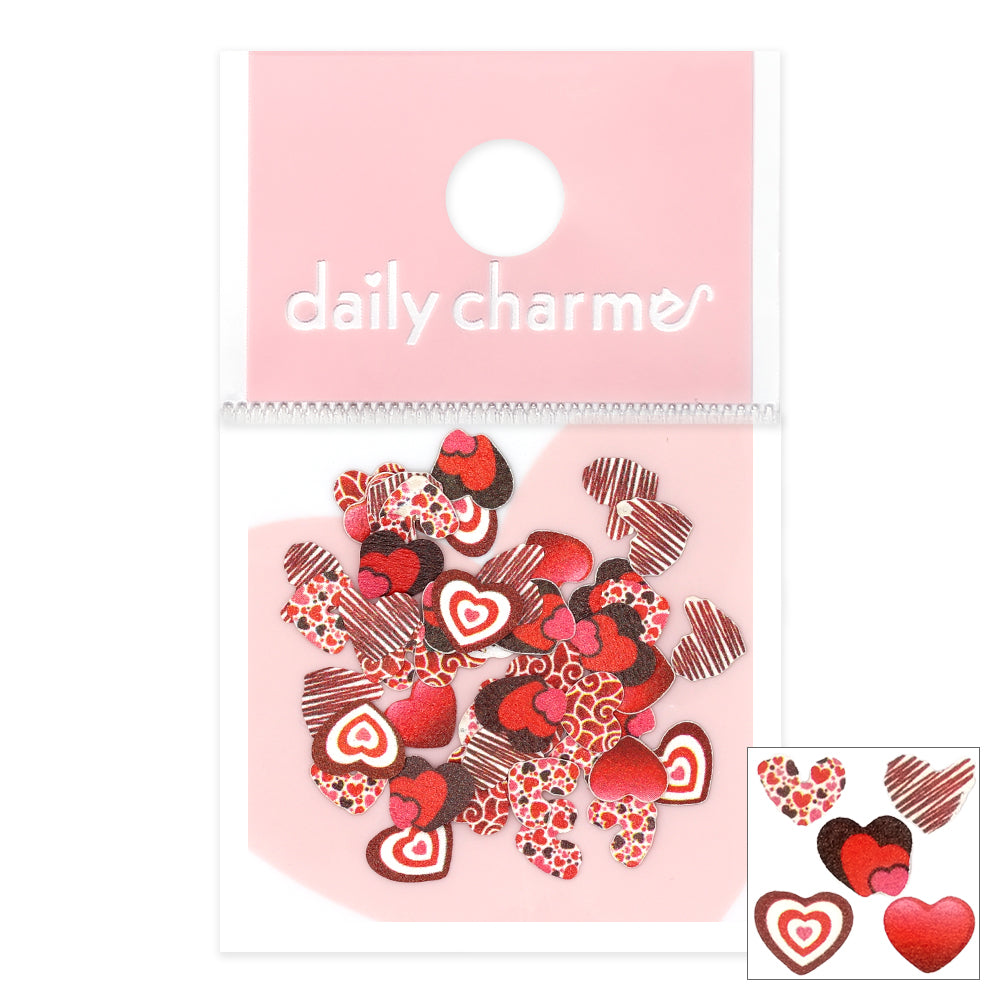  Valentine Soft Paper Glitter / Heart Doodles 