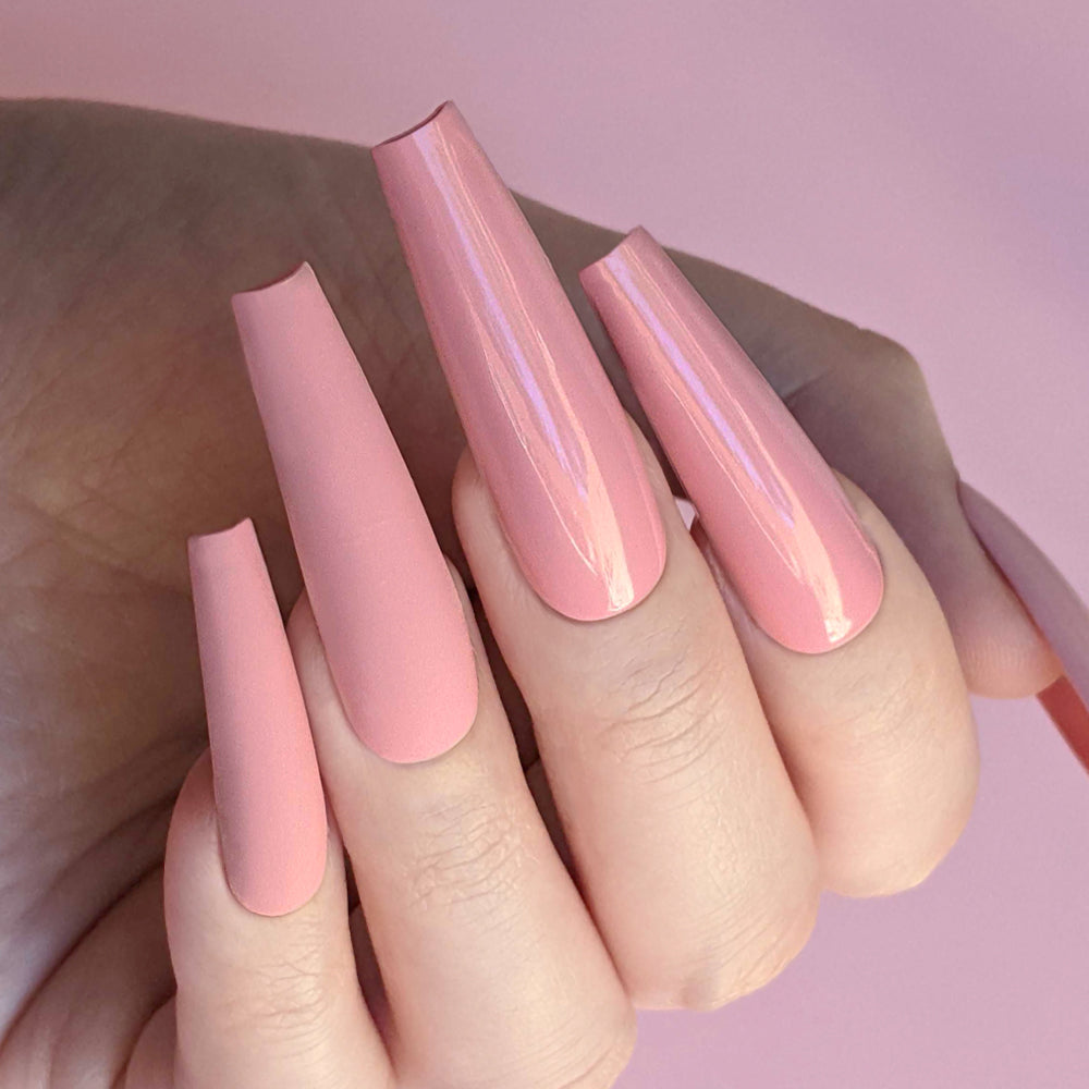 Charme Gel Polish / 310 Pink Sands Soft Pastel Pink Summer Beach Nails ...