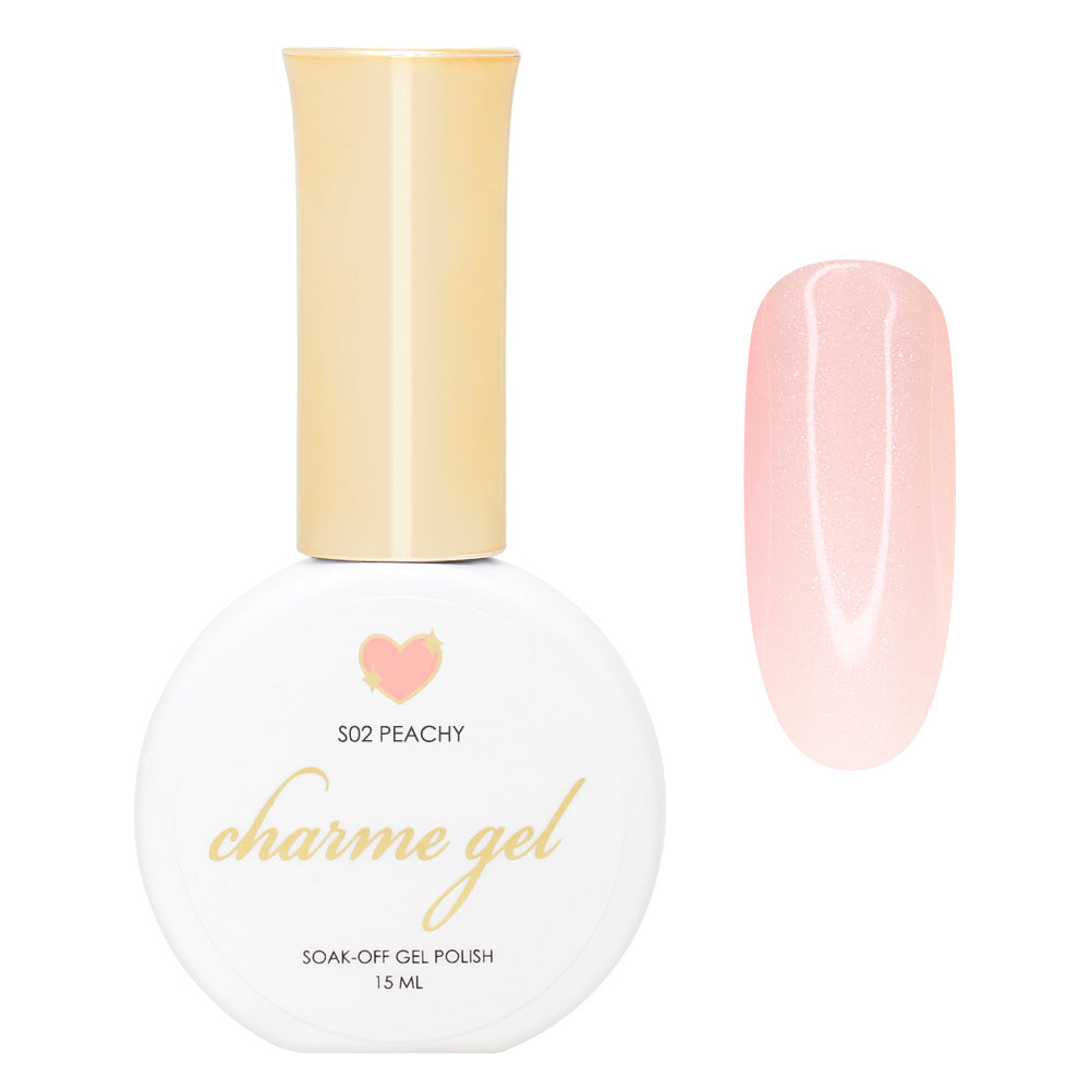  Charme Gel / Shimmer S02 Peachy 