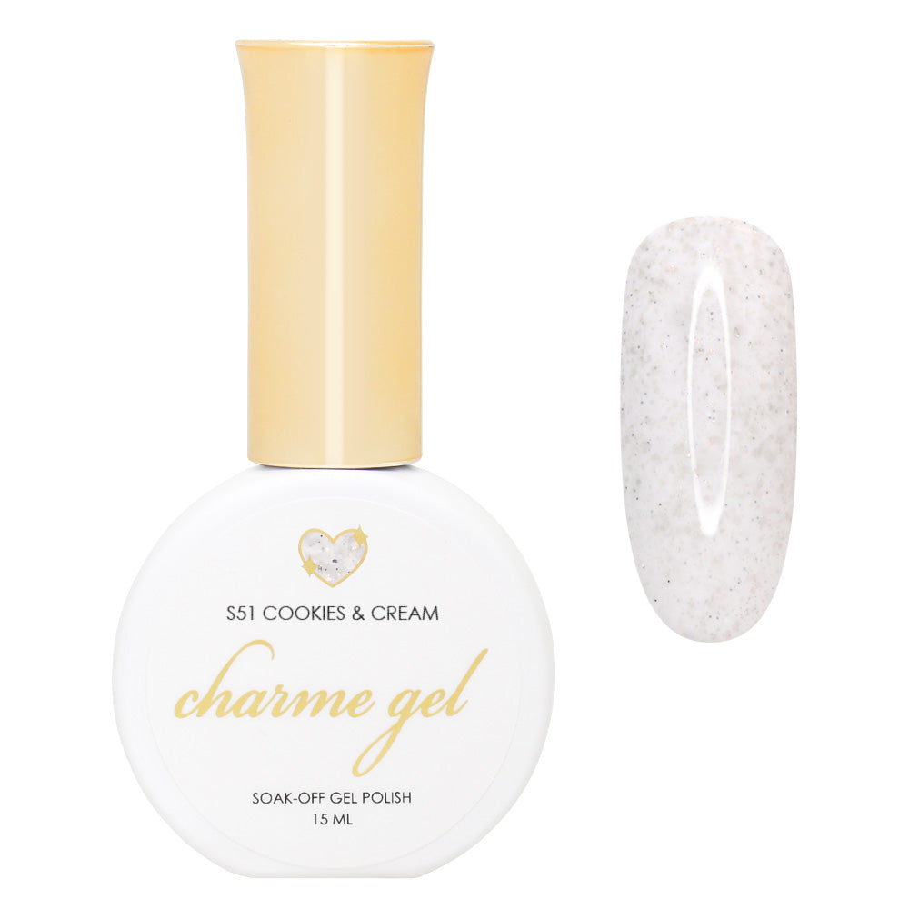  Charme Gel / Shimmer Ice Cream S51 Cookies & Cream 