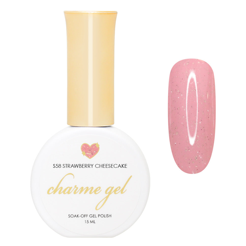  Charme Gel / Shimmer Ice Cream S58 Strawberry Cheesecake 