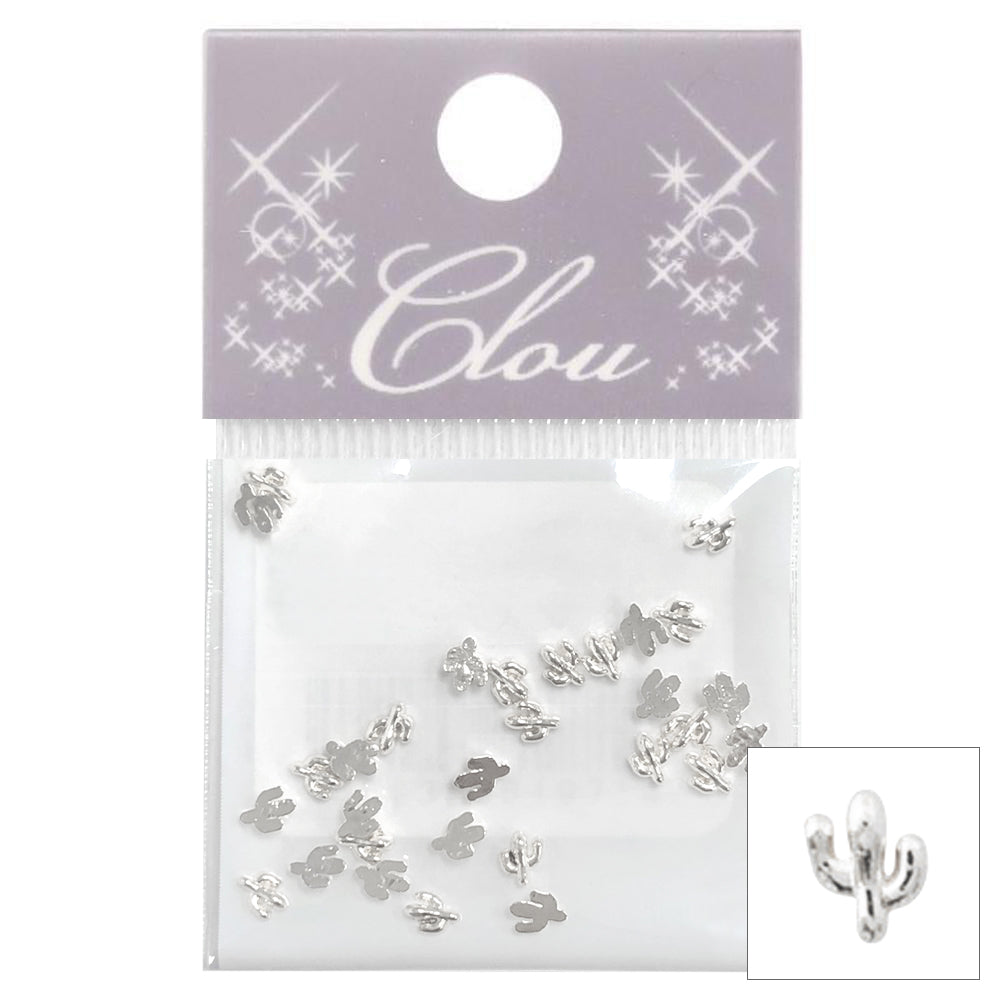  Clou Mini Cactus Studs / Silver 