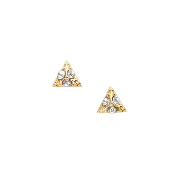  Pyramid / Small / Gold 