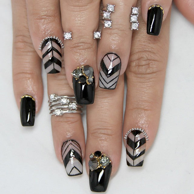 onyx nails design