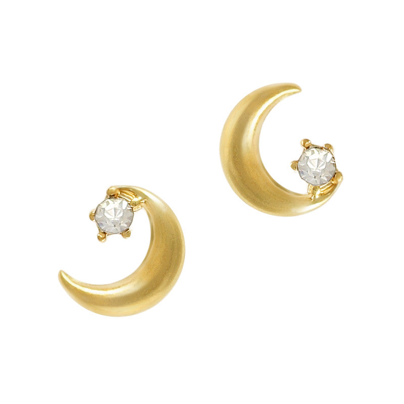  Starry Crescent Moon / Gold 