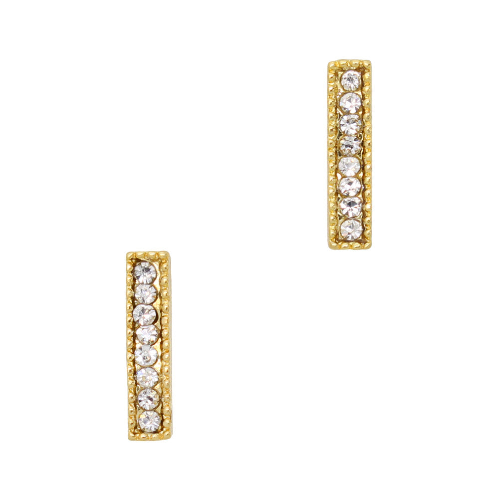  Long Crystal Bar / Gold 