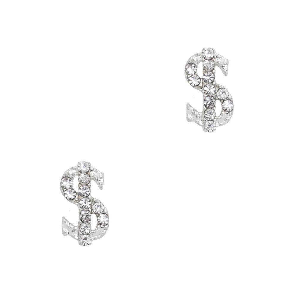  Bling Money Sign / Silver / Small 