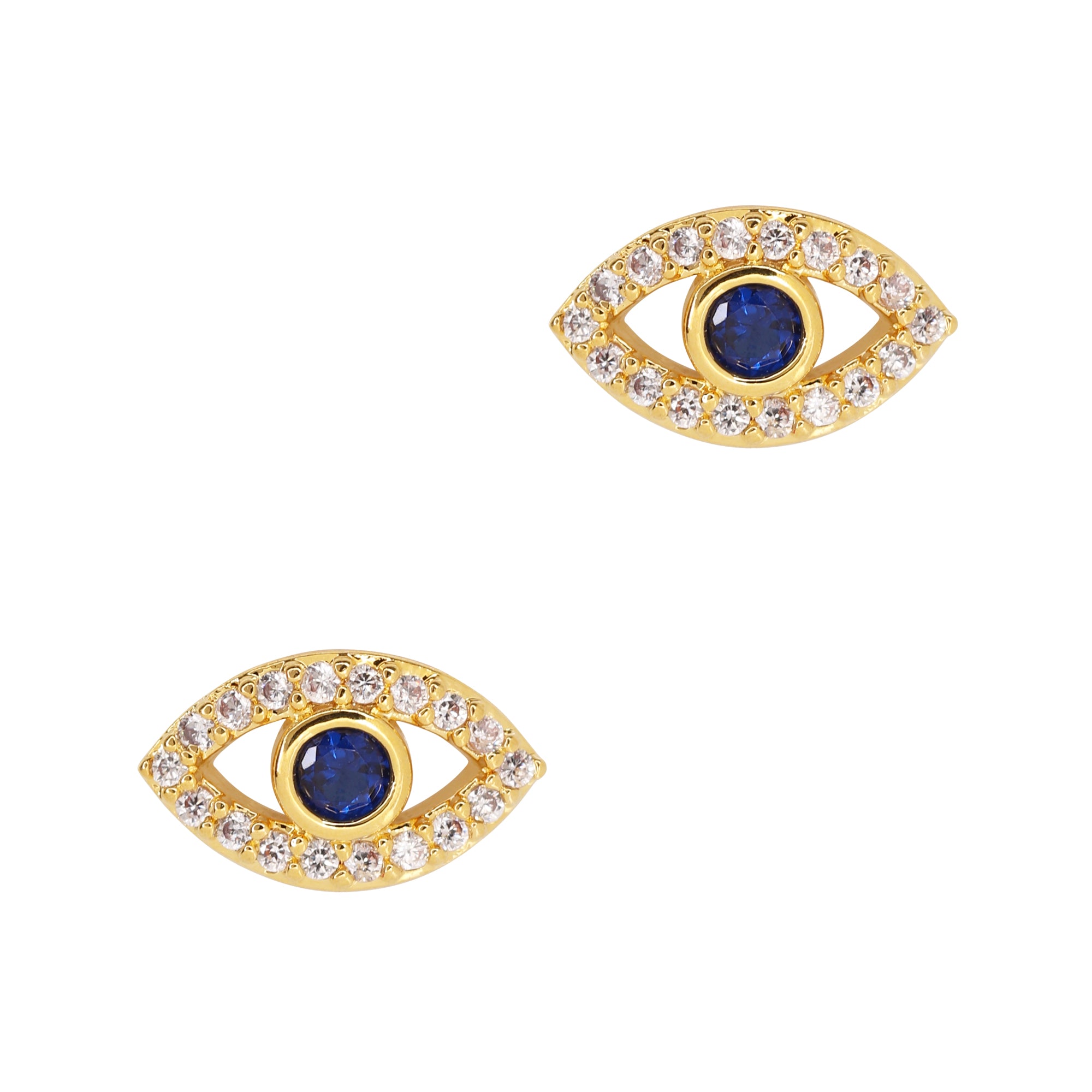 Evil Eye / Zircon Charm / Gold