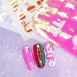 lip nail stickers