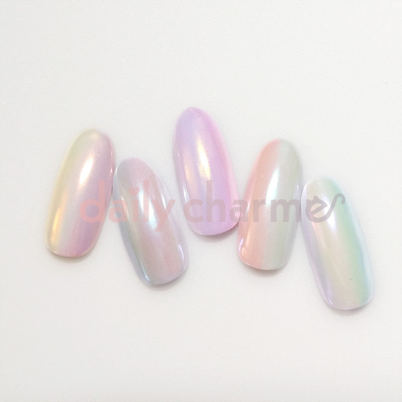 polish nail q gloss Stardust Unicorn Set Daily Charme Powder