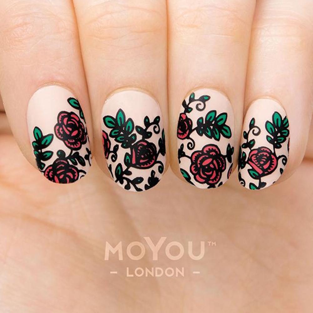 Daily Charme Moyou London Nail Stamping Plate Lace 03