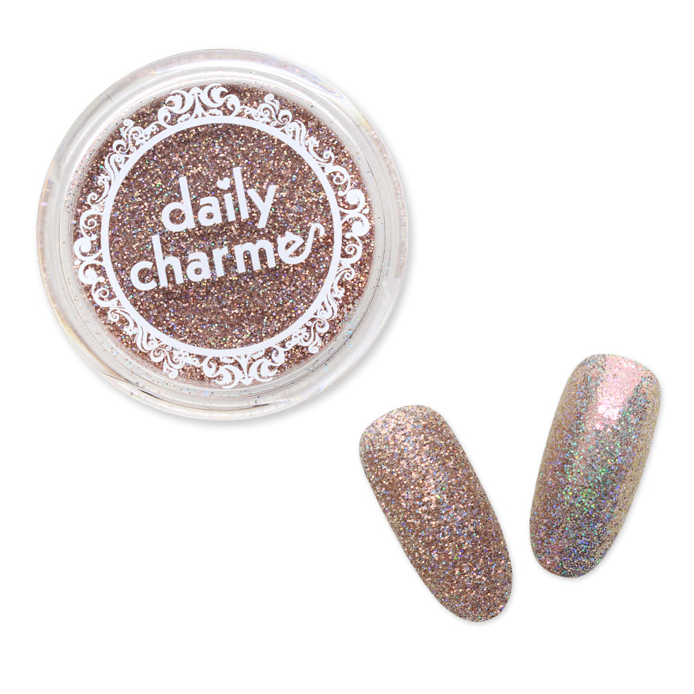 Daily Charme Magic Holo Chrome Powder - Clear Holographic Glazed