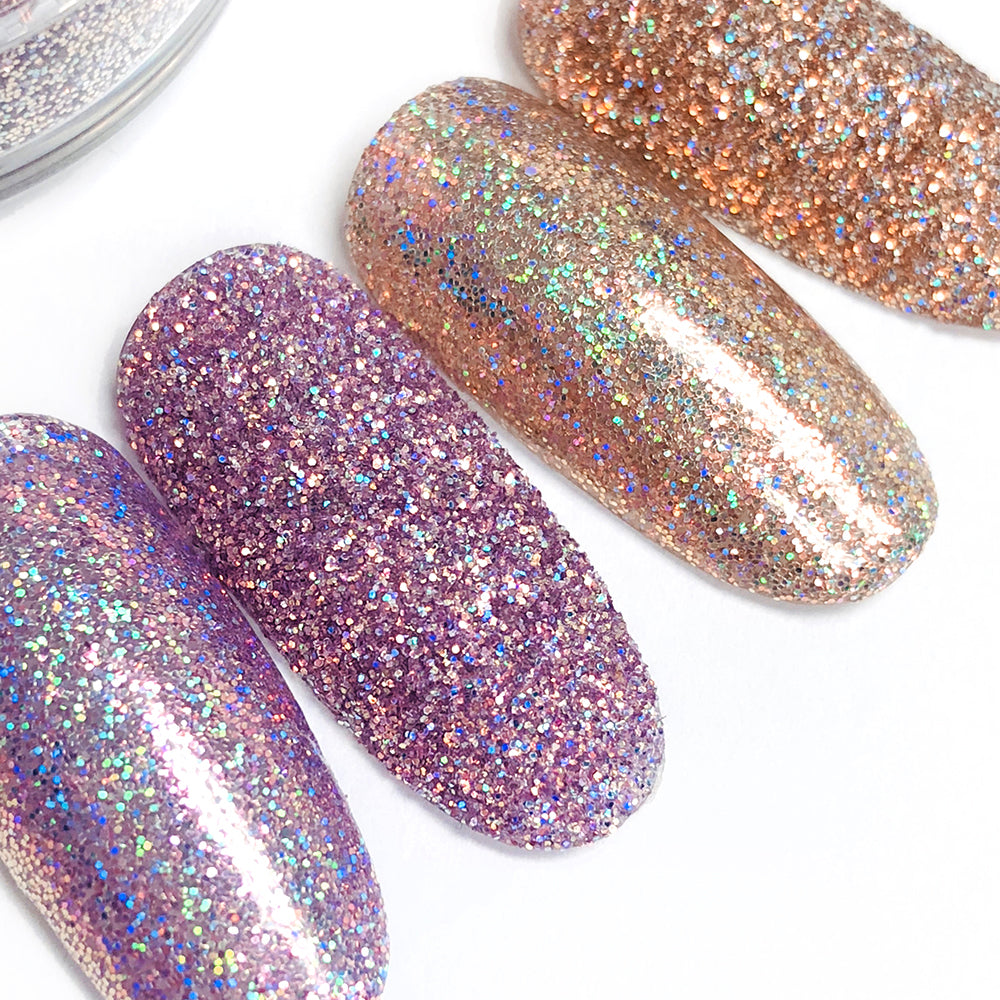 Iridescent Holo Fine Nail Art Glitter / Croquembouche | Daily Charme