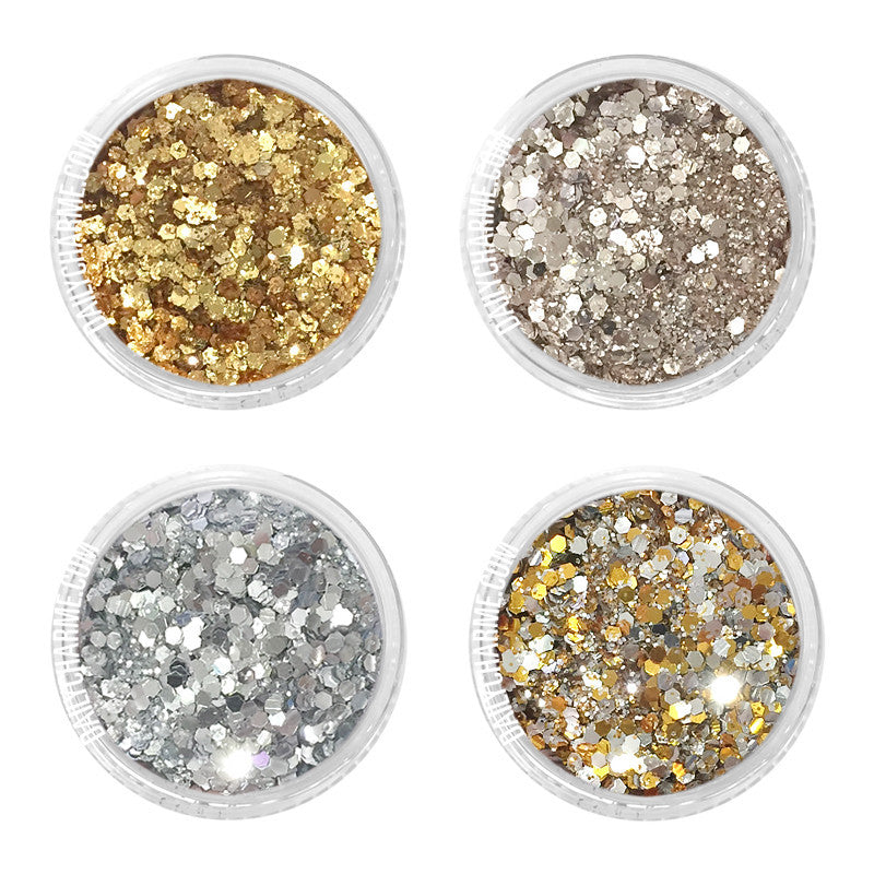  Gatsby Metallic Glitter Mix Set / Fine 