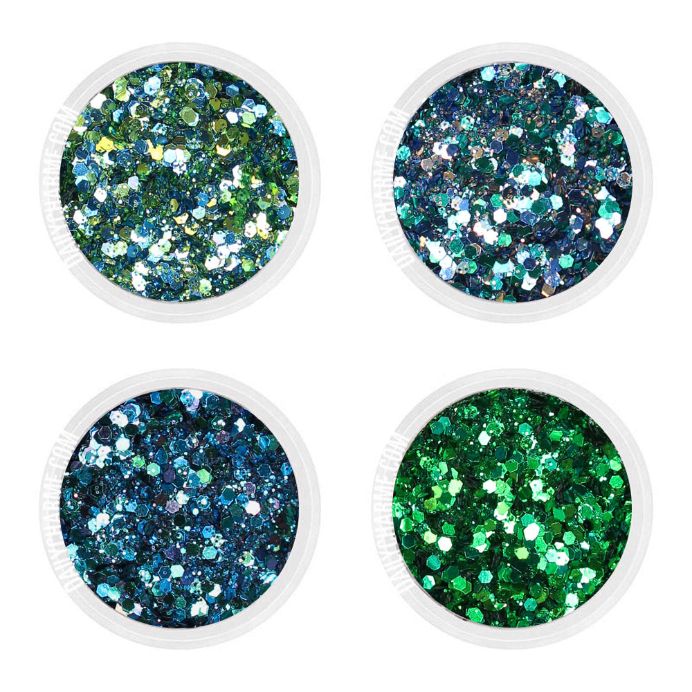  Wicked Metallic Glitter Mix Set / Fine 