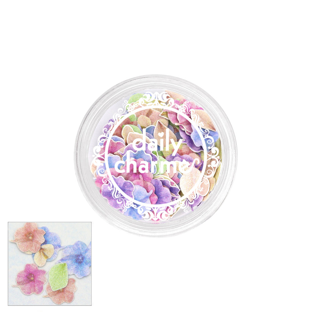  Floral Soft Paper Glitter / Rainbow Hydrangea 