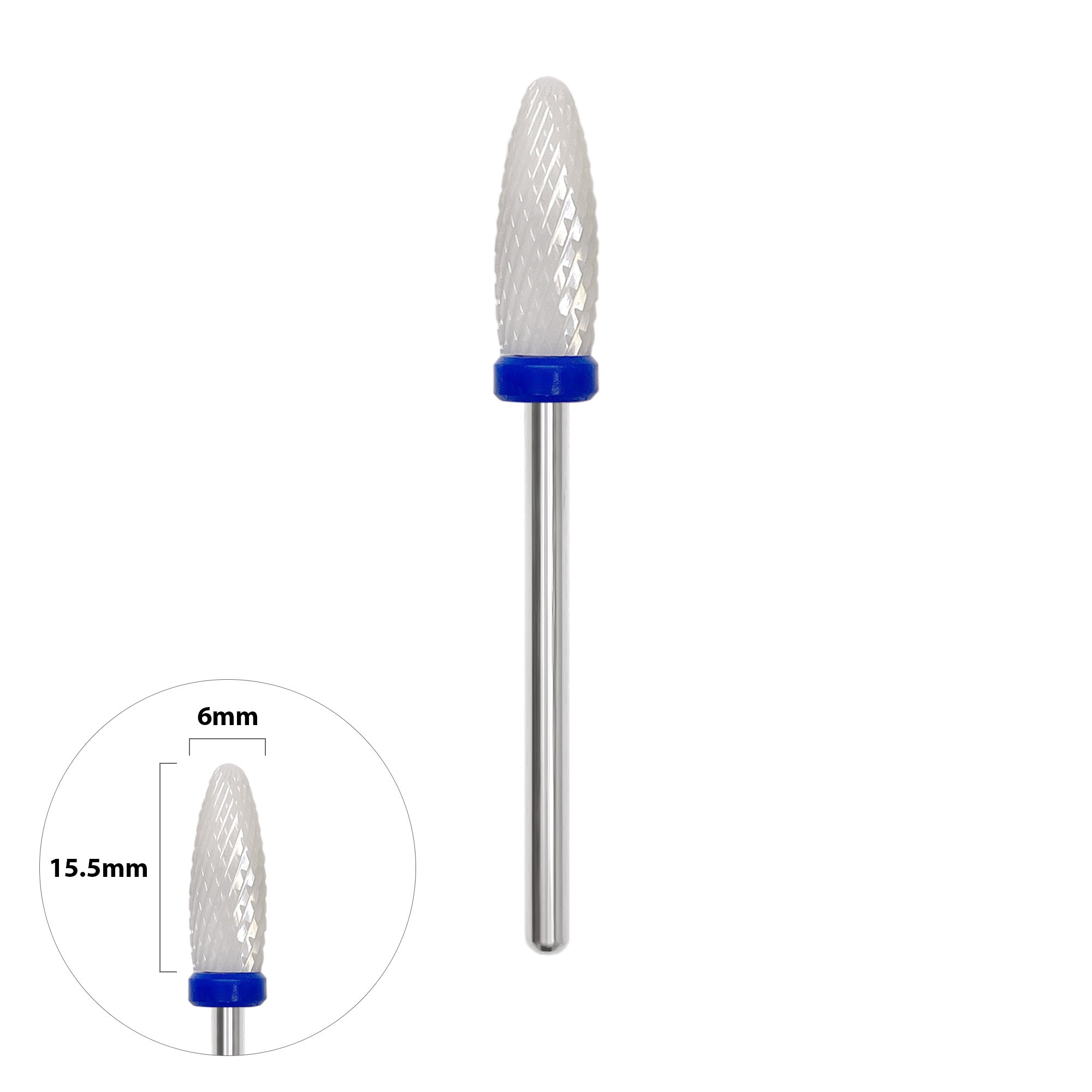  Manicure Drill Bit / Ceramic Typhoon / Medium 