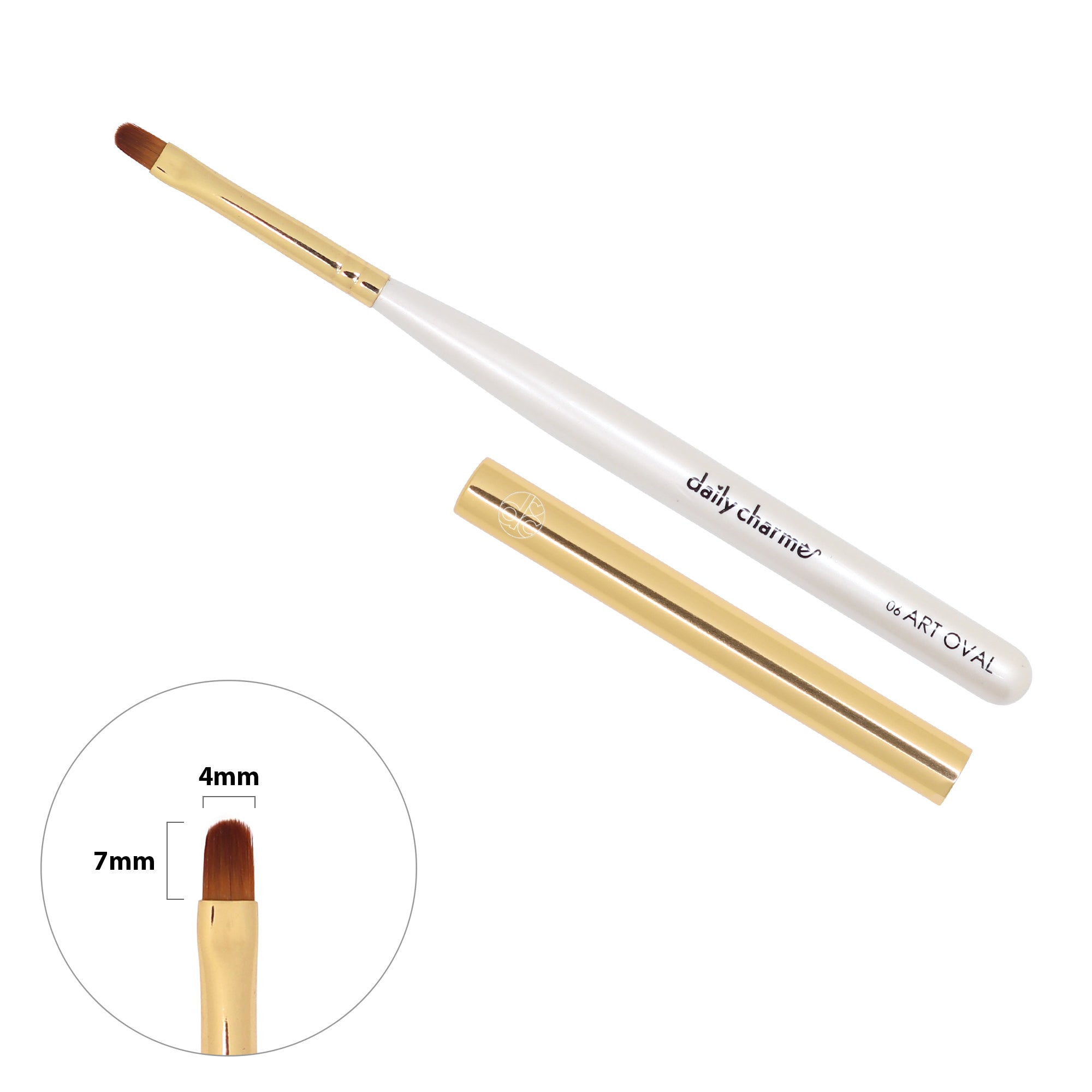  Daily Charme Nail Art Brush / 06 Art Oval 