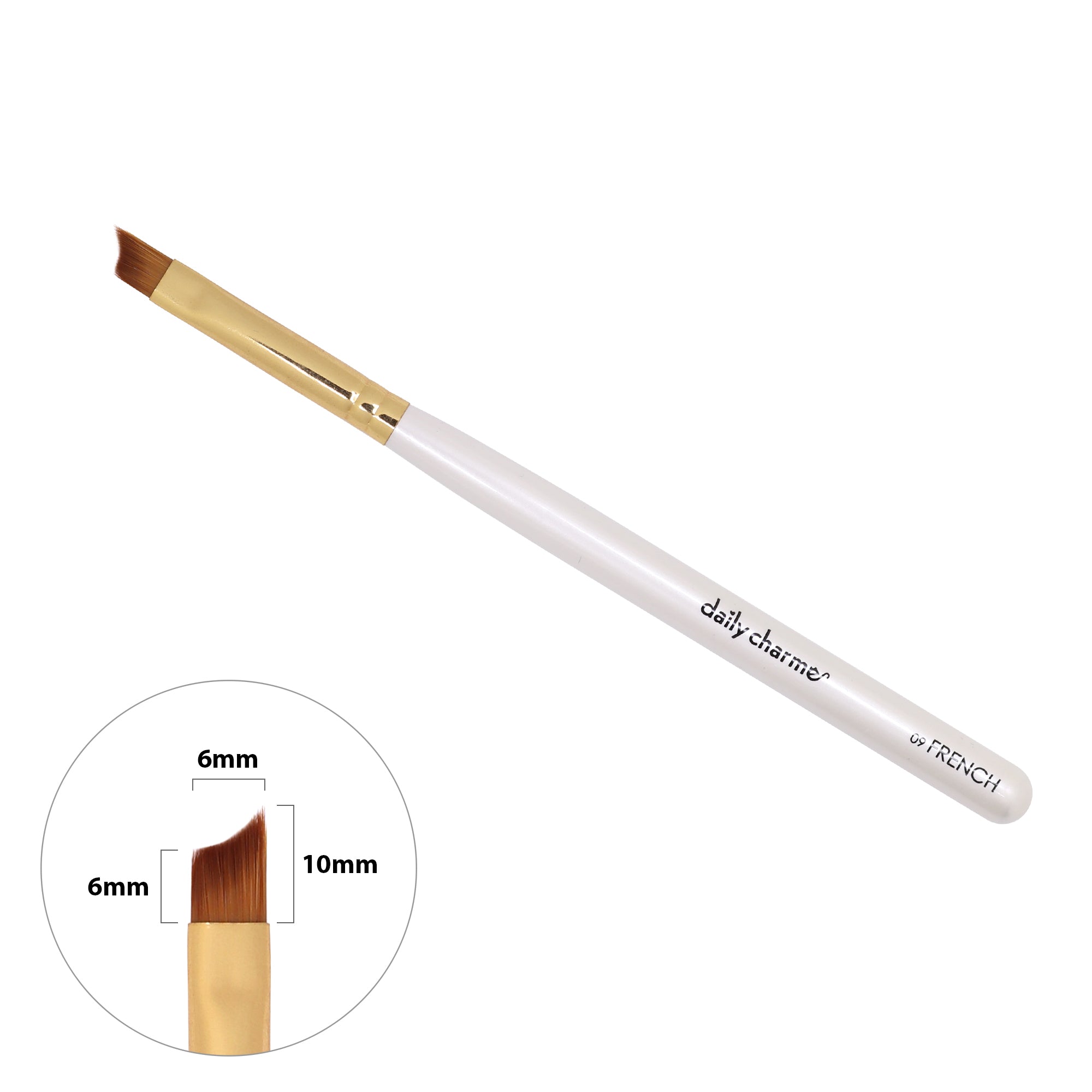  Daily Charme Nail Art Brush / 09 French 