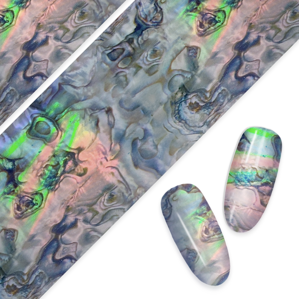  Nail Art Foil Paper / Holographic Shell 