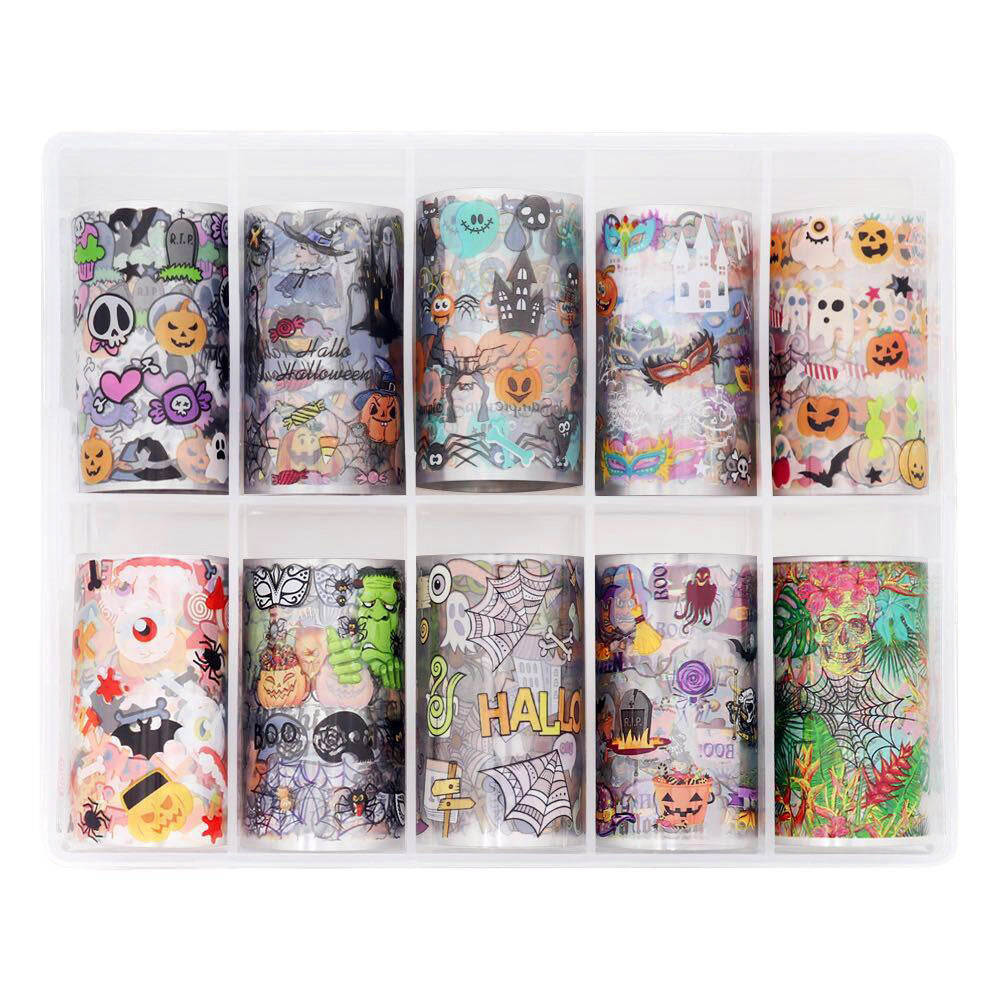  Nail Art Foil Box / Halloween Parade 