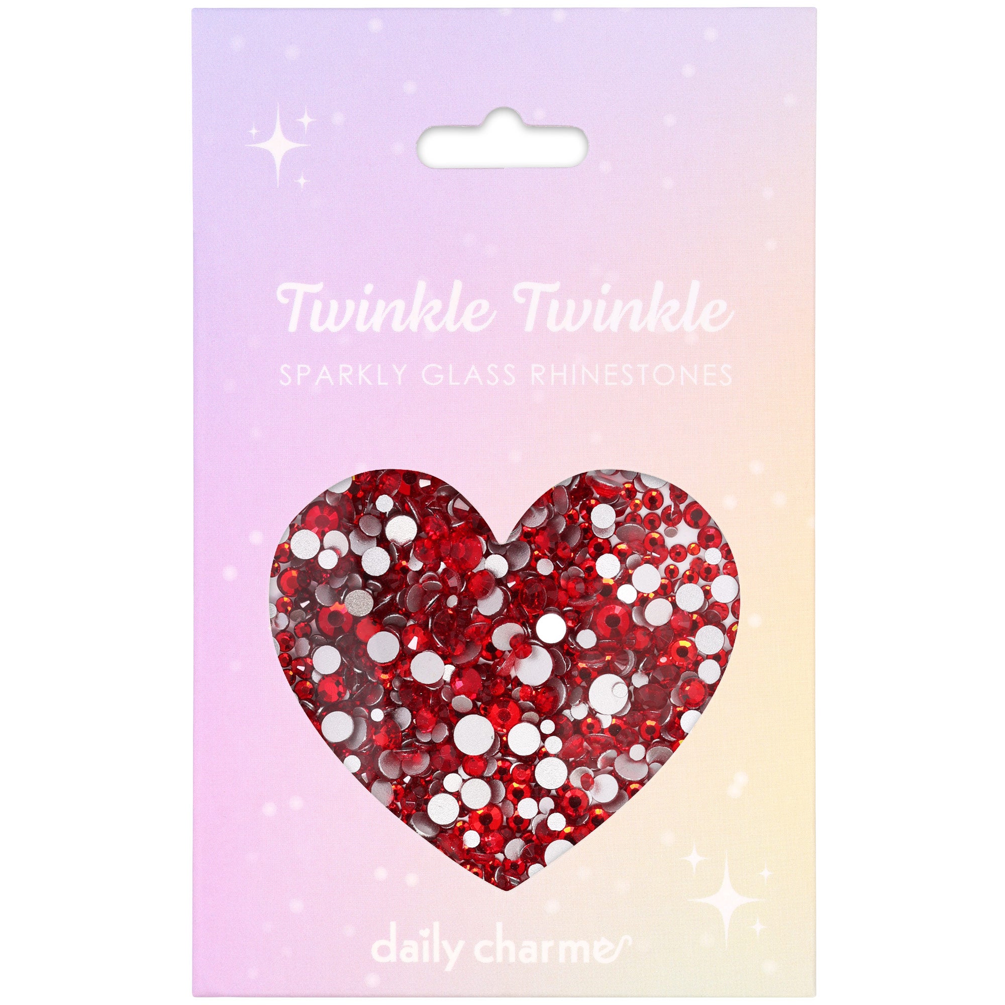  Twinkle Twinkle Round Flatback Rhinestone Mix / Light Siam 