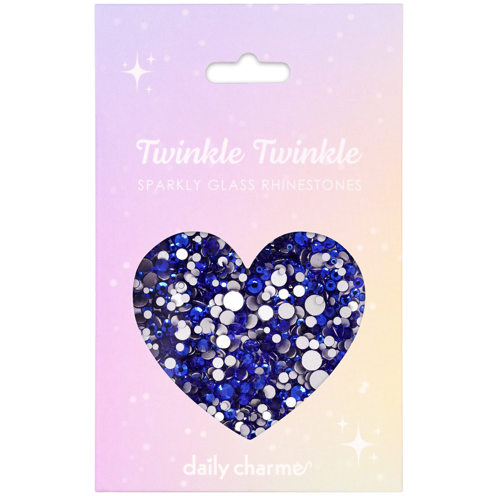  Twinkle Twinkle Round Flatback Rhinestone Mix / Majestic Blue 