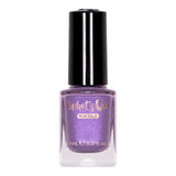Whats Up Nails / Succulent Nail Polish - Purple Jelly with Flakes