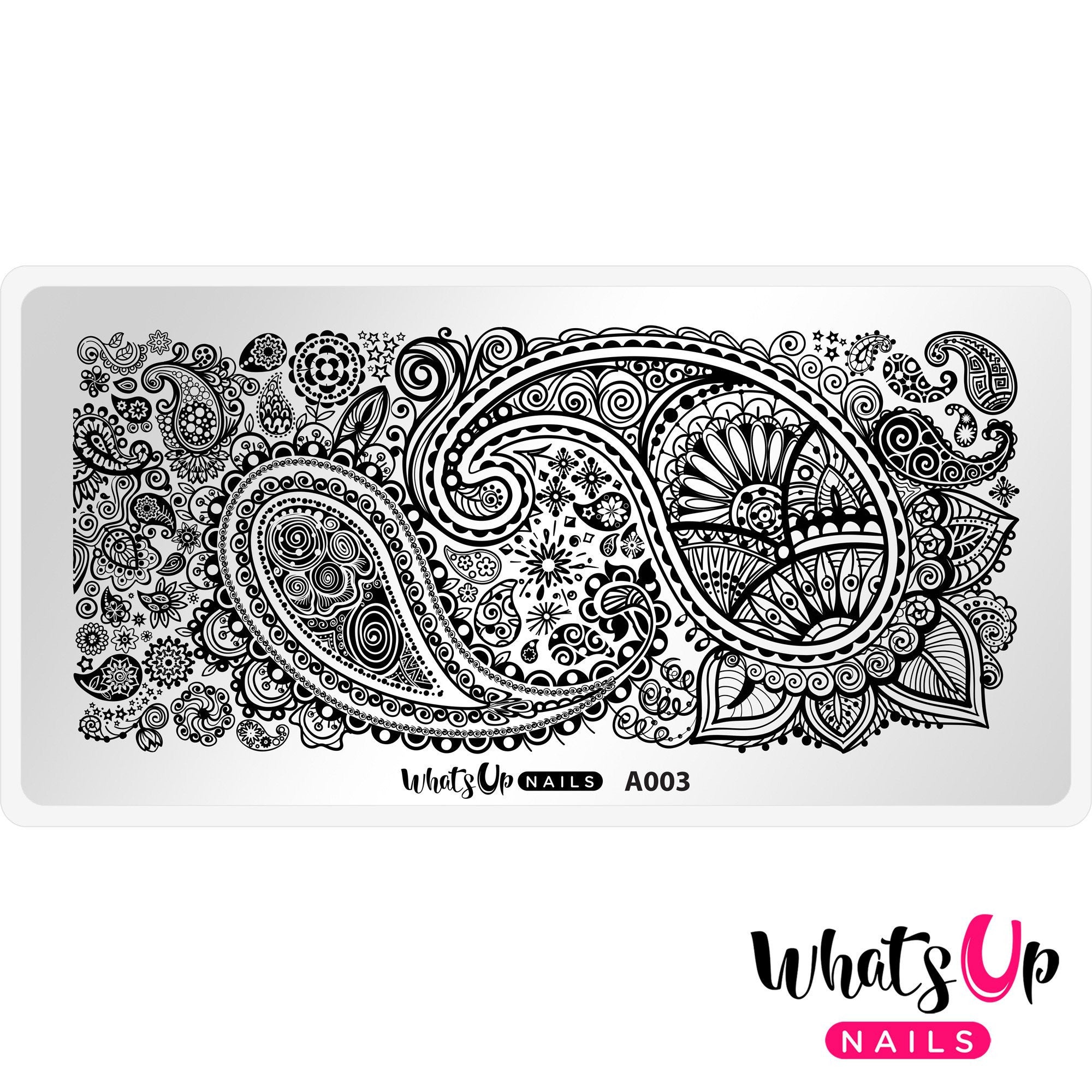 Paisley Patchwork (M429) - Nail Stamping Plate