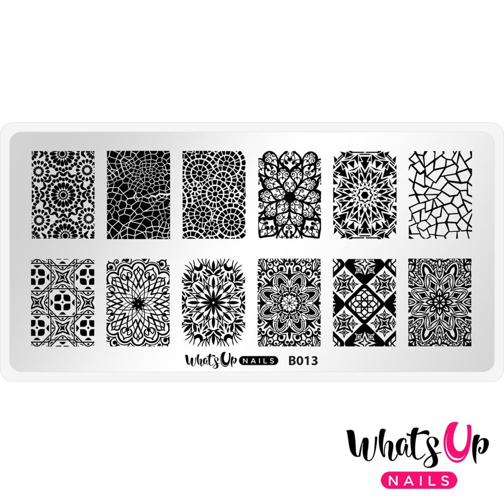 Silicone Square Stamping Nail Art Plates For Manicure Nails