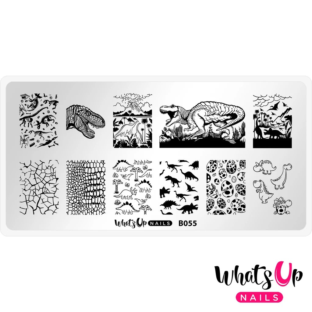  Whats Up Nails Stamping Plate / Stampasaurus 