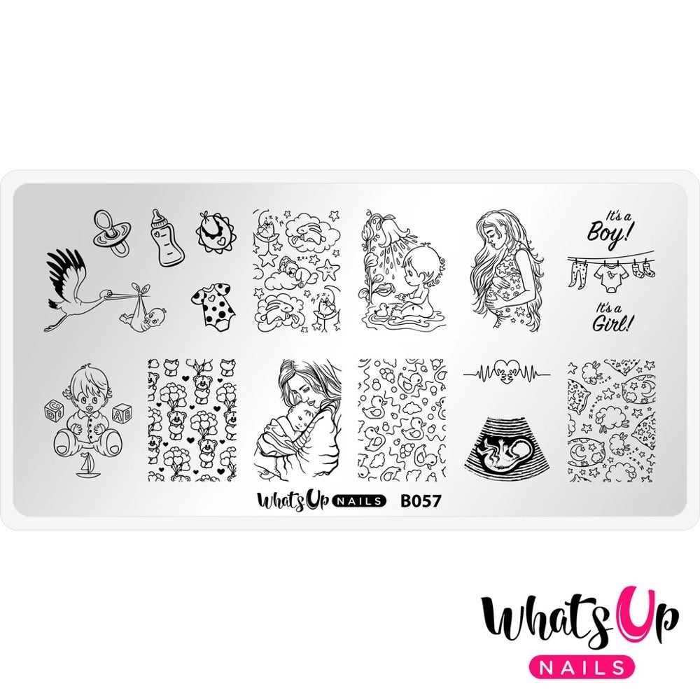  Whats Up Nails Stamping Plate / The Gift of Life 