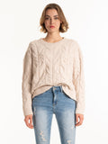Cable-knit  sweater pullover