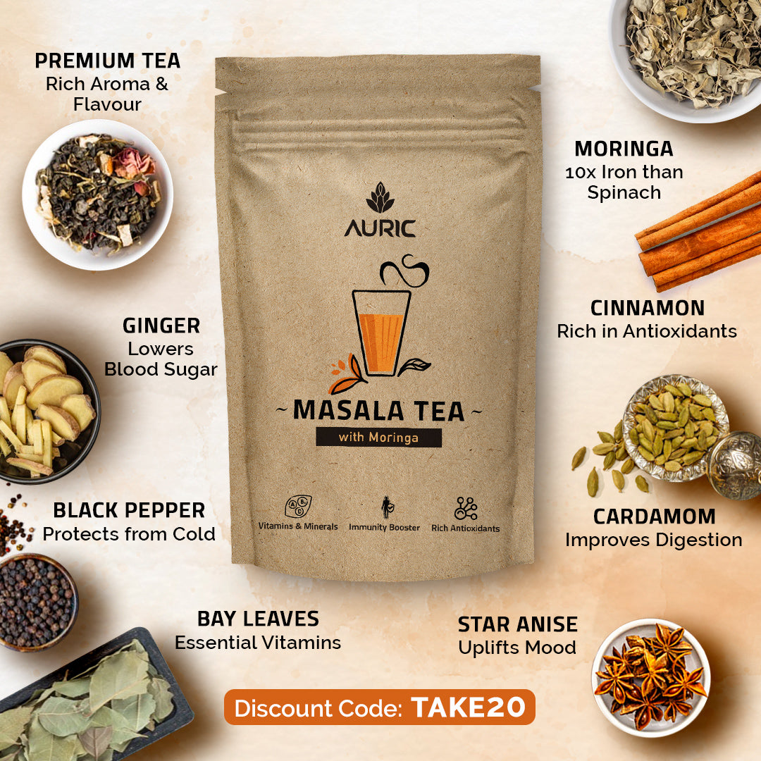 Hidden Masala Tea Benefits Auric Masala Tea - Auric