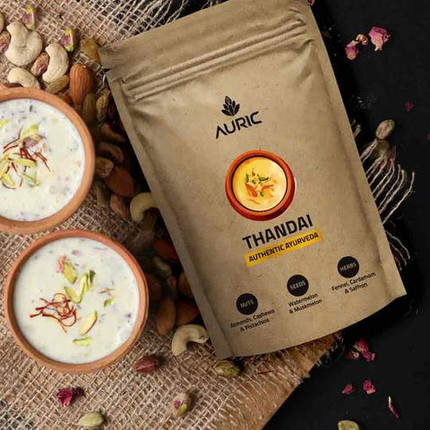 Quench Your Thirst With The Best Thandai Powder Drink | Auric Instant Ayurvedic Thandai