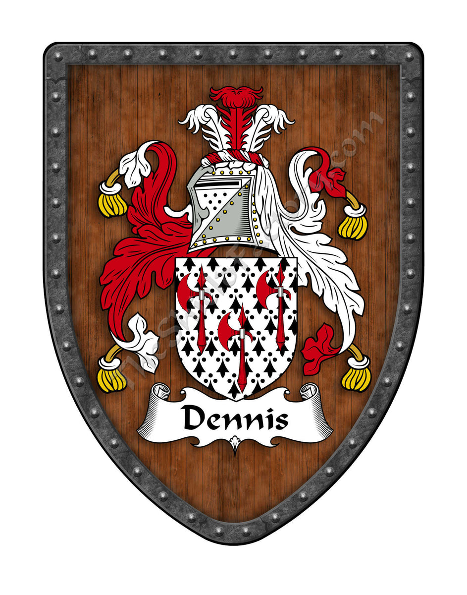 Dennis Coat of Arms Shield Family Crest – My Family Coat Of Arms