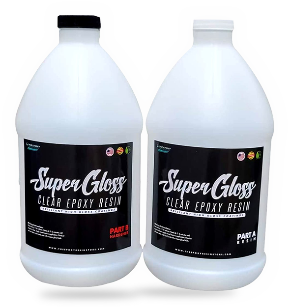 Generic SUPERCLEAR Coat Epoxy Resin Kit, 1 Gallon, Epoxy, Art Resin, Super  Gloss Clear Epoxy Resin