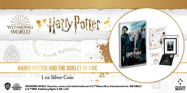 HARRY POTTER™ Movie Poster - Harry Potter and the Goblet of Fire™ 1oz Silver Coin