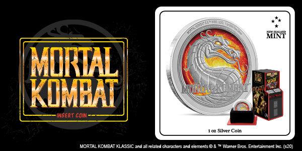 Mortal Kombat 1oz Silver Coin Available Now | New Zealand Mint