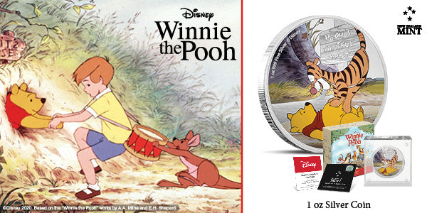 Disney Winnie the Pooh – Pooh & Tigger 1oz Silver Coin