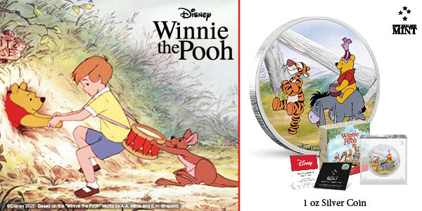 Disney Winnie the Pooh – Pooh & Friends 1oz Silver Coin