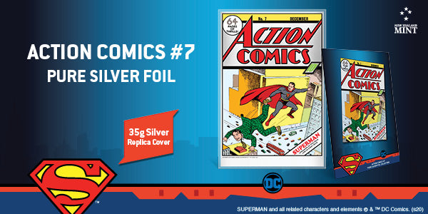 DC Comics – Action Comics #7 35g Pure Silver Foil