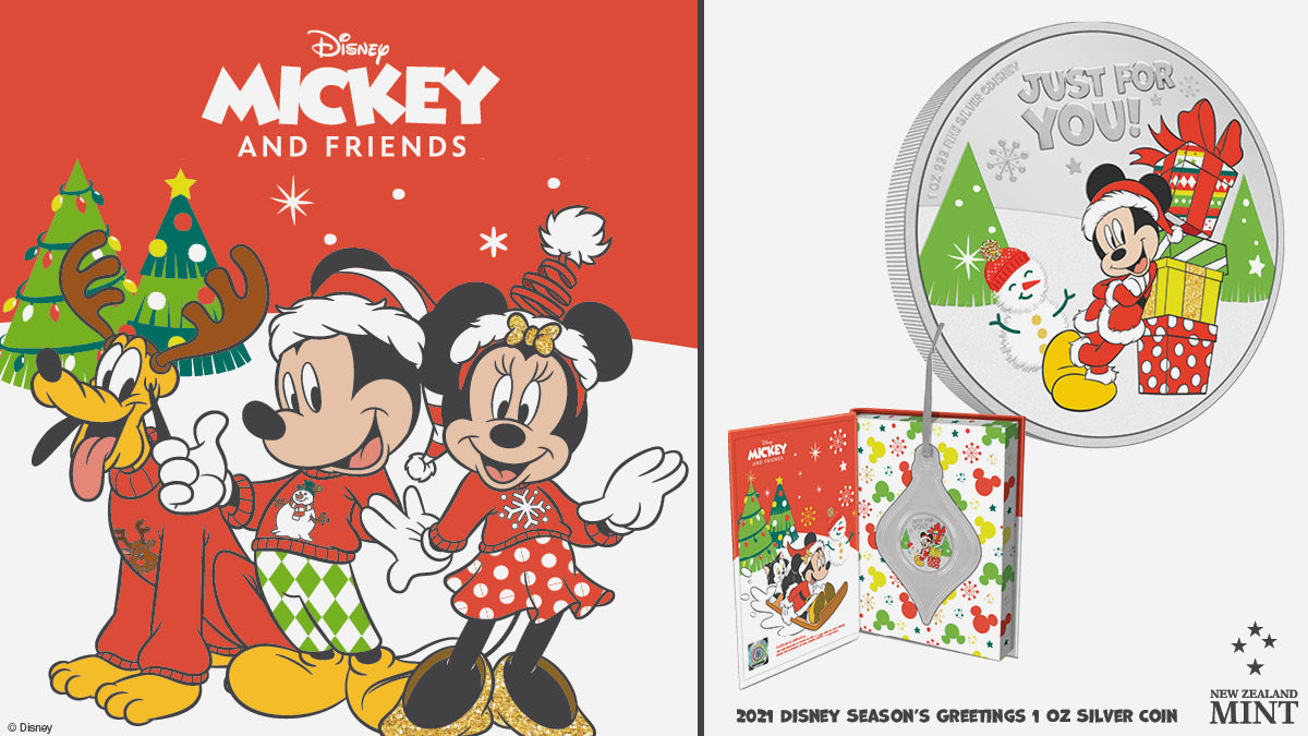 Avoid the queues and beat the Christmas rush - get your gifts sorted early with our 2021 Season’s Greetings pure silver collectible coins. There are three to choose from this year! From Disney, Star Wars™ and HARRY POTTER™!