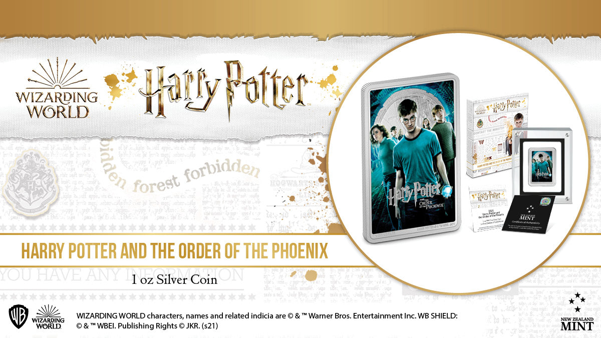 HARRY POTTER™ Movie Poster - Harry Potter and the Order of the Phoenix™ 1oz Silver Coin Available Now!