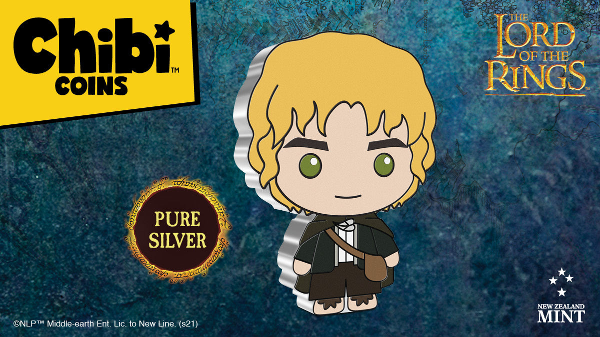 Our second coin release in the new THE LORD OF THE RINGS™ Chibi® Coin series is for Frodo Baggins' closest and most dependable companion, Samwise Gamgee. He is well known as the hobbit who played a critical role in protecting Frodo.