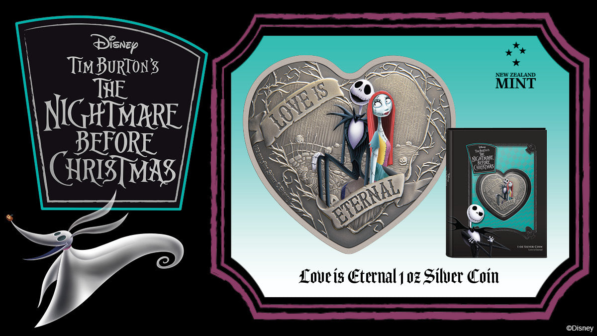 Disney – The Nightmare Before Christmas Love is Eternal 1oz Silver Coin