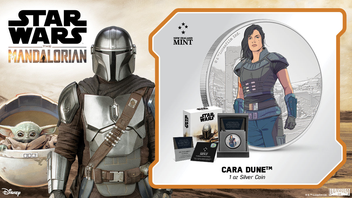 The Mandalorian™ - Cara Dune™ 1oz Silver Coin | NZ Mint