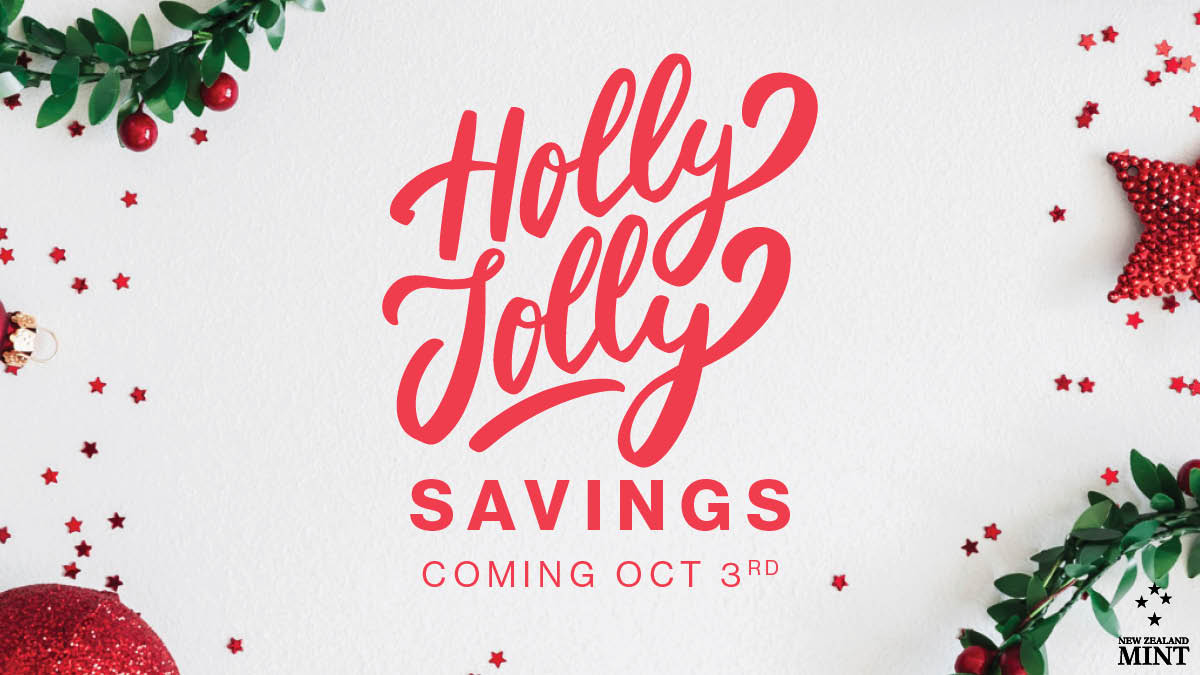 Our Holly Jolly savings are almost here! We’ve got loads of pure silver collectibles on offer from Star Wars™, Disney, DC, HARRY POTTER™ and more. There will be a gift for everyone! Starts 3rd October 10am (NZDT).