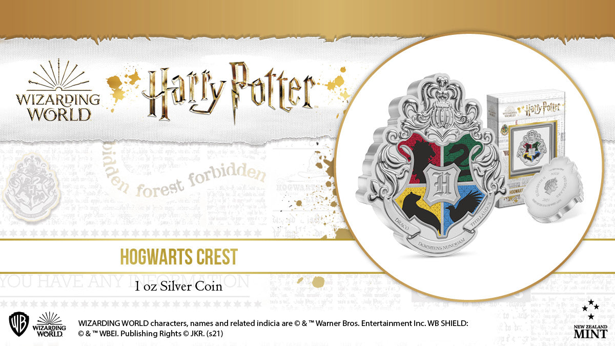 The Official Harry Potter Slytherin House Crest Shaped Coin